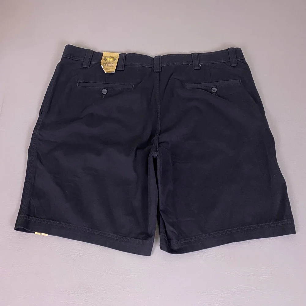 The Foundry Supply Co Shorts Men's Size 46 Black Comfort‎ Stretch Flat Front NWT